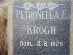 KROGH Petronella E. -1925