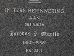 MARITZ Jacobus F. Maritz 1880-1958