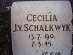 SCHALKWYK Cecilia J., v. 1890-1945