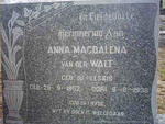 WALT Anna Magdalena, van der nee DU PLESSIS 1852-1938