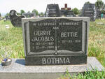 BOTHMA Gerrit Jacobus 1907-1988 & Bettie 1914-