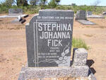 FICK Stephina Johanna nee FOUCHE 1870-1957