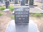 FICK Lambert 1889-1971