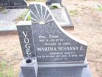 VOGES Martha Susanna E. nee GREEFF 1921-1991