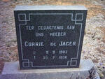 JAGER Corrie, de 1902-1936