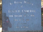 CAMERON Dugald 1868-1961