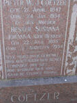 COETZER Hester Susanna Johanna nee BEKKER 1855-1954