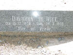 WITT Davidina, de 1878-1969