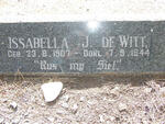 WITT Issabella J., de 1907-1944