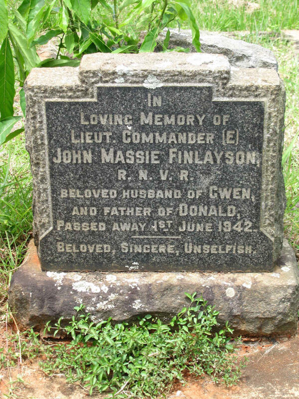 FINLAYSON John Massie -1942
