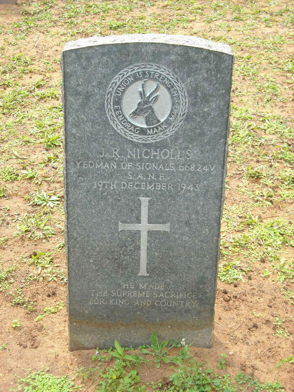 NICHOLLS J.R. -1943