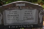 GROENEWALD Coenraad A. 1912-1973 & Alida J. DU TOIT 1915-