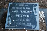 PEYPER Anna Francina 1905-1984