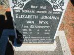 WYK Elizabeth Johanna, van nee ESTERHUYSE 1878-1980