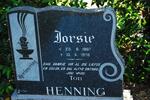 HENNING Jorsie 1907-1978