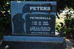 PETERS Petronella 1930-2006