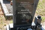 FOURIE Maria Elizabeth 1949-2000