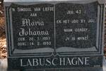 LABUSCHAGNE Maria Johanna 1957-1993