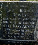 DEWEY Eric Hughes 1898-1961 & Molly Mary Agnes PIGGOTT 1904-1984