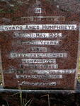 HUMPHREYS Edward Ames -1936 & Mary Ann Dugmore EDKINS -1953