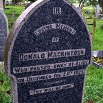 MACKINTOSH Donald -1925