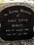 MURRAY Agnes Sarah 1888-1970