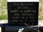 SAWYER Mary M. nee WESTON 1926-1956