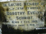 SCHMIDT Dorothy Evelyn 1916-1934