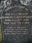 WEBBER Sarah Elizabeth 1842-1916