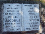 DAVIDS Cecil Jacobus 1905-1975 & Gladys Elizabeth 1915-2002 