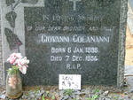 COLANANNI Giovanni 1896-1956