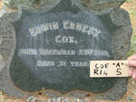 COX Edwin Ernest -1911