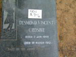 CROSBIE Desmond Vincent 1948-1951