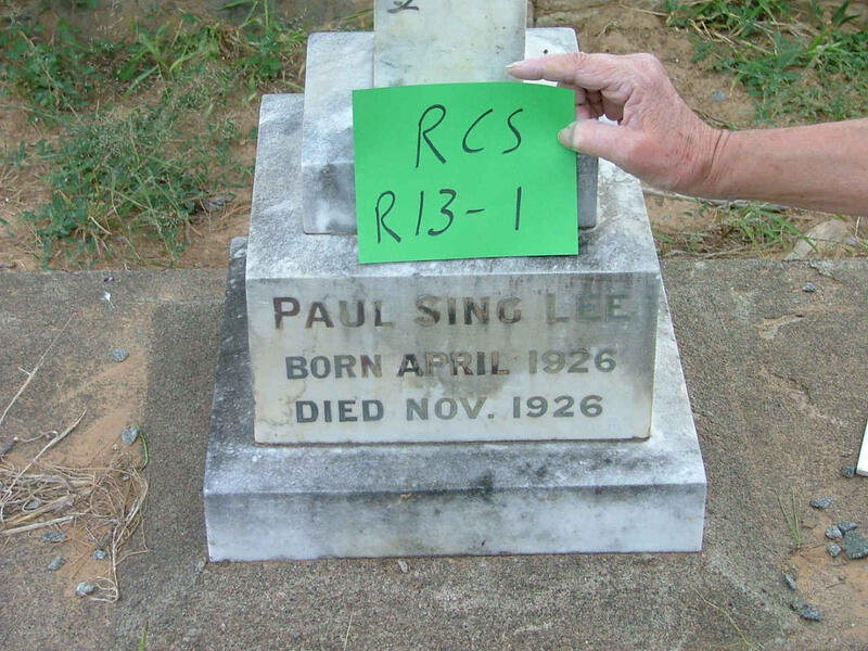 LEE Paul Sing 1926-1926