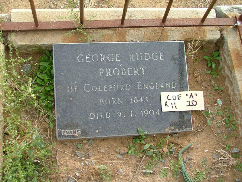 PROBERT George Rudge 1843-1904
