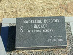 BECKER Madeleine Dorothy 1911-1995