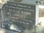 HAVENGA Nicolaas Hendrik 1911-1966