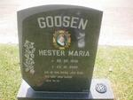 GOOSEN Hester Maria 1936-2002