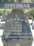 OPPERMAN Gerrie 1920-1990