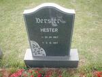VERSTER Hester 1907-1997