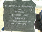 SCHOEMAN Gertruida Louw nee NEETHLING 1919-1974