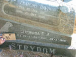 STRYDOM Francois Davis 1911-1967 & Gertruida S.A.1916-1988