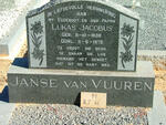VUUREN Lukas Jacobus, Janse van 1938-1972