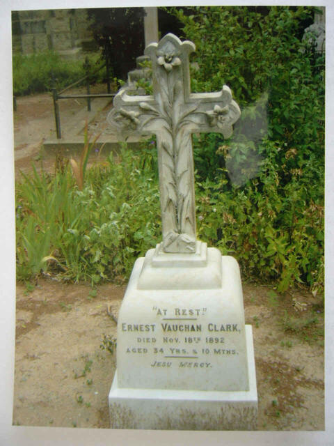 CLARK Ernest Vaughan -1892