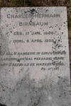 BIRNBAUM Charles Hermann 1868-1939