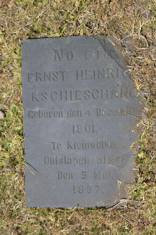 KSCHIESCHANG Ernst Heinrich 1801-1857