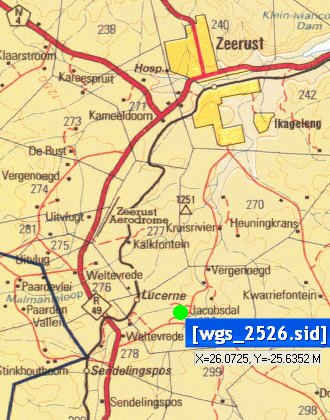1. Map of the farm Jacobsdal, Zeerust district