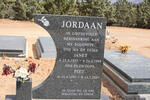 JORDAAN Piet 1941-2007 & Janet 1941-2007
