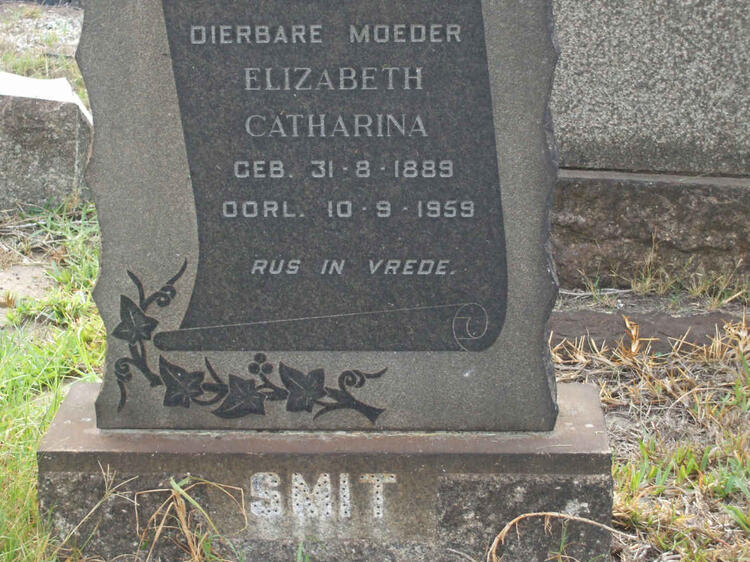 SMIT Elizabeth Catharina 1889-1959