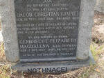 NOTHNAGEL Jacob Christian 1904-1959 & Gerbrecht Elizabeth Magdalena SNYMAN 1908-1987